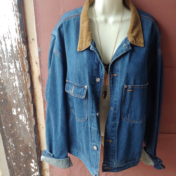 Polo Ralph Lauren Corduroy Denim Jacket 